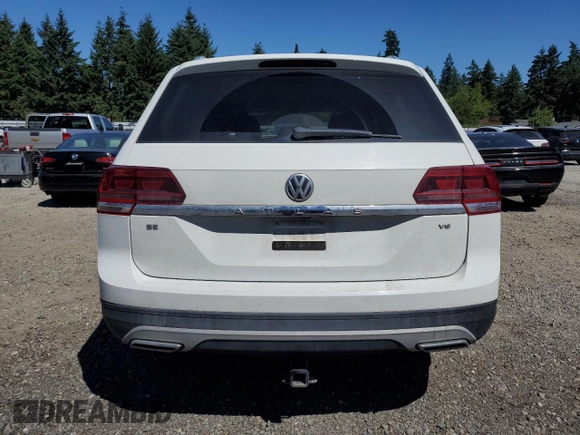 2018 Volkswagen Atlas SE with VIN 1V2CR2CAXJC543664, listed as a Copart auction lot 63707945 with 126,490 mi miles and Salvage title. Bid and sale history available at DreamBid. Image 6.