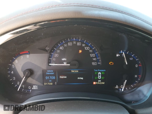 2014 Cadillac XTS with VIN 2G61L5S30E9196697, listed as a Copart auction lot 48574995 with 91,709 mi miles and Salvage Title. Bid and sale history available at carsss.com. Image 9.