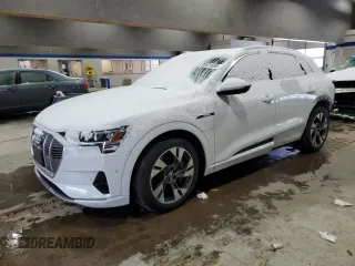 2021 Audi e-tron Premium Plus z VIN WA1LAAGE9MB003971, wystawiony jako Copart lot #45421695 z przebiegiem 19 940 mil mil oraz Szkody całkowita. Historia ofert i sprzedaży dostępna na DreamBid. Obrazek 1.