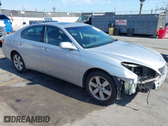 2005 Lexus ES 350 with VIN JTHBA30G955112891, listed as a IAAI auction lot 42170910 with 199,984 mi miles and . Bid and sale history available at DreamBid. Image 1.