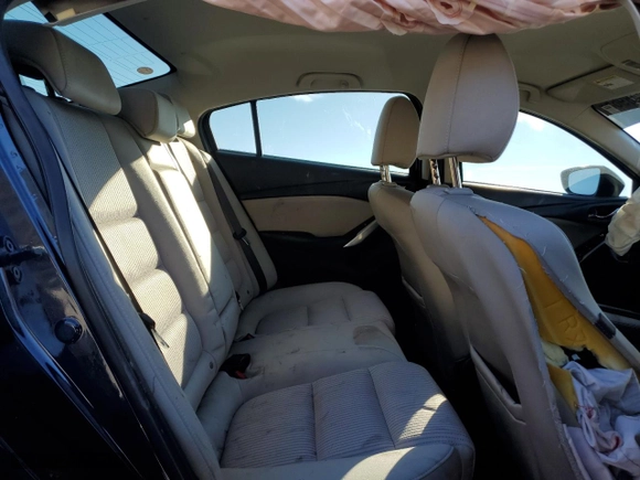 2016 Mazda Mazda6 i Sport with VIN JM1GJ1U58G1469591, listed as a Copart auction lot 45348965 with 76,981 mi miles and Salvage Title. Bid and sale history available at carsss.com. Image 10.