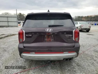 2024 Hyundai Palisade Calligraphy z VIN KM8R7DGE7RU654586, wystawiony jako Copart lot #43860665 z przebiegiem 12 812 mil mil oraz Szkoda całkowita • Salvage title. Historia ofert i sprzedaży dostępna na DreamBid. Obrazek 6.