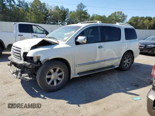 2006 Infiniti QX56 with VIN 5N3AA08A96N808702, listed as a Copart auction lot 74554684 with 209,601 mi miles and Salvage Title. Bid and sale history available at carsss.com. Image 1.