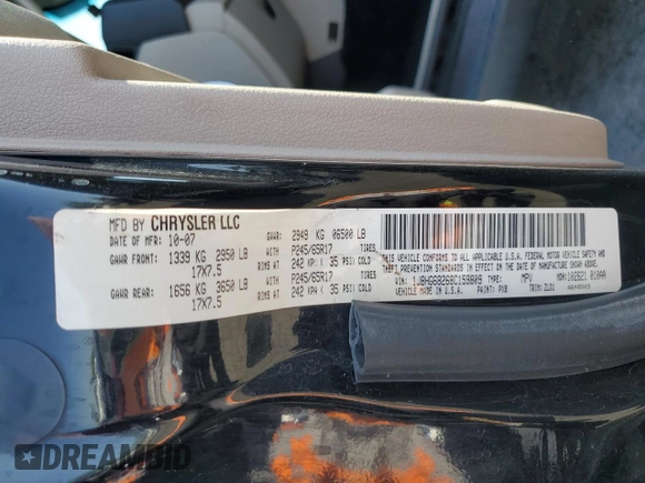 2008 Jeep Commander Overland с VIN 1J8HG68268C159809, выставлен на аукционе Copart как лот 63460985 с пробегом 166 631 миль миль и Списание • Salvage title. История ставок и продаж доступна на DreamBid. Изображение 13.