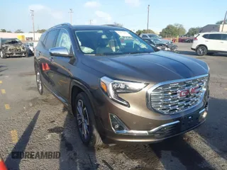 2019 GMC Terrain Denali with VIN 3GKALSEX3KL263560, listed as a IAAI auction lot 41277166 with 54,044 mi miles. Bid and sale history available at carsss.com. Image 1.