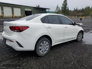 2022 Kia Rio S with VIN 3KPA24AD7NE448158, listed as a Copart auction lot 52122265 with 0 mi miles and Salvage Title. Bid and sale history available at carsss.com. Image 3.
