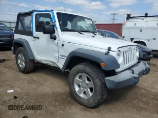 2017 Jeep Wrangler Sport z VIN 1C4AJWAG1HL556988, wystawiony jako Copart lot #52613315 z przebiegiem 60 955 mil mil oraz Szkoda całkowita • Salvage title. Historia ofert i sprzedaży dostępna na DreamBid. Obrazek 4.