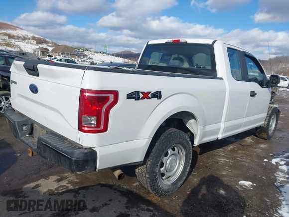 2017 Ford F-150 XL with VIN 1FTFX1EF9HFC85427, listed as a IAAI auction lot 41595903 with 176,235 mi miles. Bid and sale history available at carsss.com. Image 4.