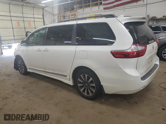 2019 Toyota Sienna XLE with VIN 5TDDZ3DC5KS223390, listed as a Copart auction lot 53304615 with 85,214 mi miles and Salvage title. Bid and sale history available at DreamBid. Image 2.