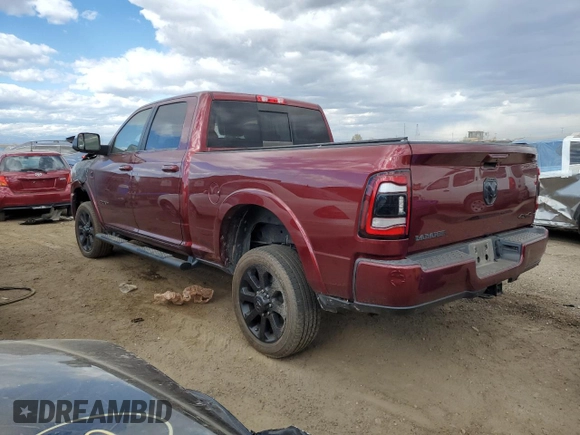 2020 Ram 3500 Laramie with VIN 3C63R3EL4LG246922, listed as a Copart auction lot 76959424 with 0 mi miles and Salvage Title. Bid and sale history available at carsss.com. Image 2.