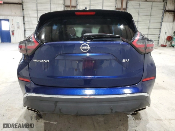 2023 Nissan Murano SV with VIN 5N1AZ2BJ2PC127087, listed as a Copart auction lot 48469835 with 61,776 mi miles and Non Repairable. Bid and sale history available at carsss.com. Image 6.