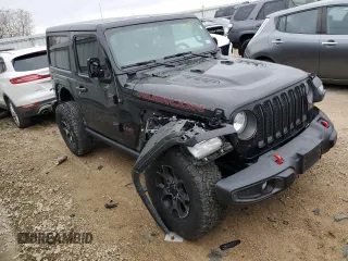 2021 Jeep Wrangler Rubicon z VIN 1C4HJXCG2MW665809, wystawiony jako Copart lot #84007354 z przebiegiem Nie podano mil oraz Szkoda całkowita • Salvage title. Historia ofert i sprzedaży dostępna na DreamBid. Obrazek 4.