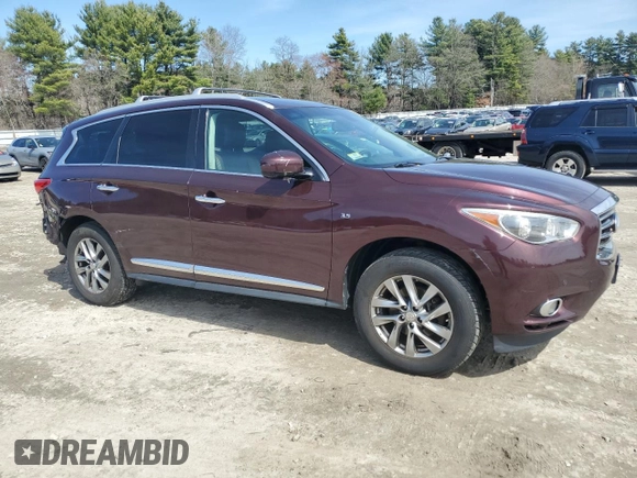 2014 Infiniti QX60 with VIN 5N1AL0MM2EC545725, listed as a Copart auction lot 51765985 with 144,035 mi miles and Clean Title. Bid and sale history available at carsss.com. Image 4.