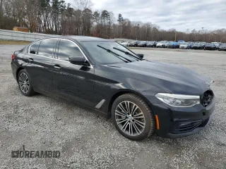 2017 BMW 5 Series 540i with VIN WBAJE5C31HG915805, listed as a Copart auction lot 85272294 with 128,653 mi miles and Salvage Title. Bid and sale history available at carsss.com. Image 4.