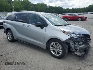 2023 Toyota Sienna XSE with VIN 5TDXSKFC4PS083185, listed as a Copart auction lot 54994115 with 42,860 mi miles and Salvage title. Bid and sale history available at DreamBid. Image 4.
