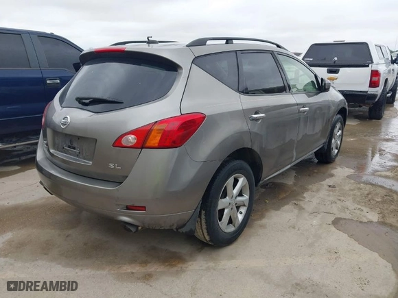 2009 Nissan Murano S with VIN JN8AZ18U99W010483, listed as a IAAI auction lot 42040254 with 154,189 mi miles. Bid and sale history available at carsss.com. Image 4.