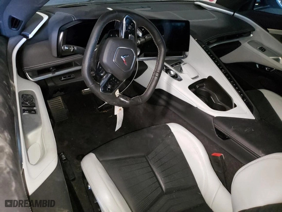 2023 Chevrolet Corvette 2LT with VIN 1G1YB2D43P5124579, listed as a Copart auction lot 82166014 with NaN miles and Salvage Title. Bid and sale history available at carsss.com. Image 8.