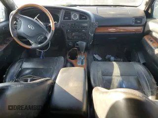 2002 Infiniti QX4 Luxury z VIN JNRDR09Y82W261103, wystawiony jako Copart lot #72452414 z przebiegiem 256 625 mil mil oraz Szkody całkowita. Historia ofert i sprzedaży dostępna na DreamBid. Obrazek 8.
