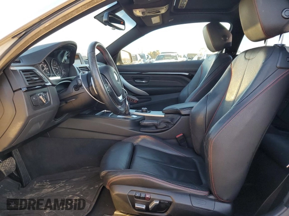 2017 BMW 4 Series 430i with VIN WBA4R7C5XHK895968, listed as a Copart auction lot 44191095 with 77,713 mi miles and Salvage Title. Bid and sale history available at DreamBid. Image 7.