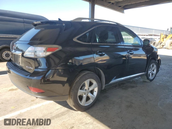 2010 Lexus RX 350 with VIN JTJZK1BA4A2000728, listed as a Copart auction lot 50377755 with 181,137 mi miles and Salvage title. Bid and sale history available at DreamBid. Image 3.