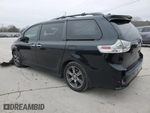 2020 Toyota Sienna SE with VIN 5TDXZ3DC6LS061204, listed as a Copart auction lot 87696505 with 137,890 mi miles and Salvage Title. Bid and sale history available at carsss.com. Image 2.