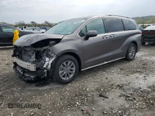 2022 Toyota Sienna XLE с VIN 5TDJSKFC5NS062123, выставлен на аукционе Copart как лот 53508065 с пробегом 25 380 миль миль и Списание • Salvage title. История ставок и продаж доступна на DreamBid. Изображение 1.