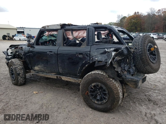 2023 Ford Bronco Raptor with VIN 1FMEE5JR0PLA89493, listed as a Copart auction lot 80310644 with 42,259 mi miles and Salvage Title. Bid and sale history available at carsss.com. Image 2.