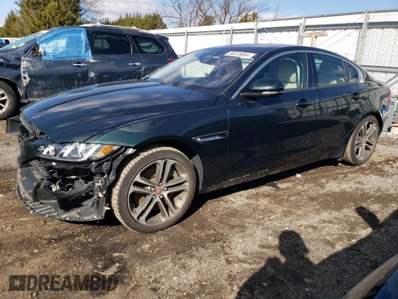 2017 Jaguar XE 35t Premium with VIN SAJAJ4BV5HA971536, listed as a Copart auction lot 86578694 with 77,664 mi miles and Salvage Title. Bid and sale history available at carsss.com. Image 1.