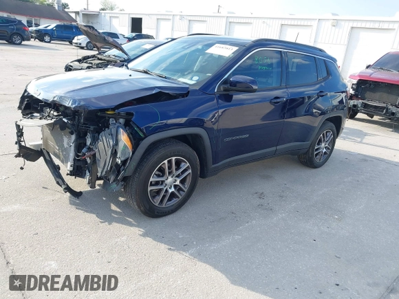 2020 Jeep Compass Latitude w/Sun/Safety Pkg with VIN 3C4NJCBB1LT224727, listed as a IAAI auction lot 41683813 with 36,107 mi miles. Bid and sale history available at carsss.com. Image 17.