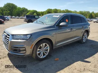 2017 Audi Q7 z VIN WA1LHBF7XHD036802, wystawiony jako Copart lot #54018335 z przebiegiem Nie podano mil oraz Czysty tytuł • Clean title. Historia ofert i sprzedaży dostępna na DreamBid. Obrazek 1.