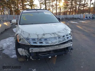 2004 Nissan Murano SE with VIN JN8AZ08W34W325753, listed as a IAAI auction lot 38803537 with 1 mi miles. Bid and sale history available at carsss.com. Image 6.