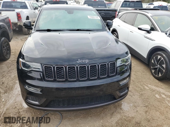 2020 Jeep Grand Cherokee Limited X with VIN 1C4RJEBG8LC393132, listed as a Copart auction lot 74065144 with 0 mi miles and Non Repairable. Bid and sale history available at carsss.com. Image 5.