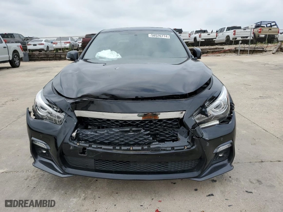 2020 Infiniti Q50 EDITION 30 with VIN JN1EV7AP7LM204130, listed as a Copart auction lot 58526774 with NaN miles and Clean Title. Bid and sale history available at carsss.com. Image 5.