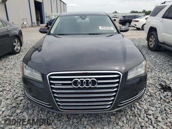 2012 Audi A8 with VIN WAURVAFD7CN026141, listed as a Copart auction lot 49532335 with 201,042 mi miles and Clean Title. Bid and sale history available at DreamBid. Image 5.