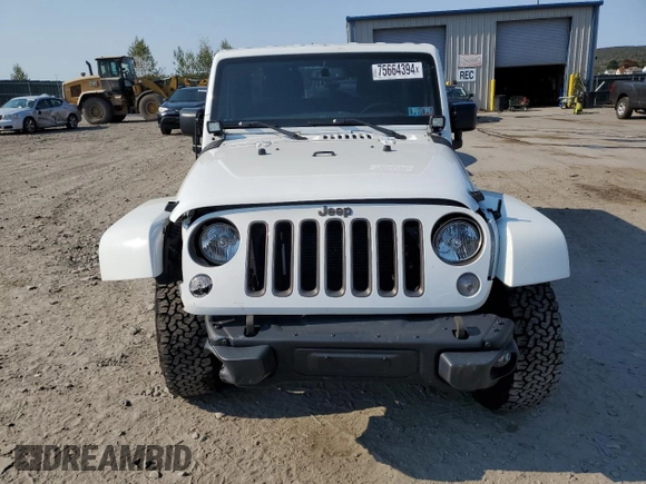 2018 Jeep Wrangler JK Unlimited Sport S with VIN 1C4BJWDG9JL885198, listed as a Copart auction lot 75664394 with 84,117 mi miles and Salvage Title. Bid and sale history available at carsss.com. Image 5.