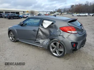2014 Hyundai Veloster Turbo with VIN KMHTC6AE5EU182601, listed as a Copart auction lot 85443464 with 106,941 mi miles and Clean Title. Bid and sale history available at carsss.com. Image 2.