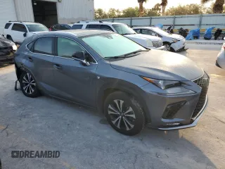 2021 Lexus NX 300 F Sport with VIN JTJSARDZ4M2237343, listed as a Copart auction lot 54105965 with 68,692 mi miles and Salvage title. Bid and sale history available at DreamBid. Image 4.