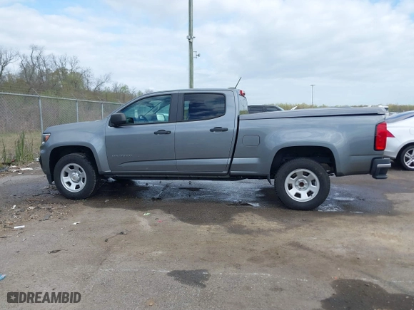 2021 Chevrolet Colorado 2WD Work Truck with VIN 1GCGSBEN7M1181283, listed as a IAAI auction lot 41804608 with 80,886 mi miles. Bid and sale history available at carsss.com. Image 14.