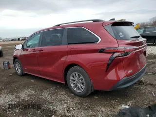 2021 Toyota Sienna LE с VIN 5TDKRKEC8MS065338, выставлен на аукционе Copart как лот 55224075 с пробегом 58 874 миль миль и Списание • Salvage title. История ставок и продаж доступна на DreamBid. Изображение 2.