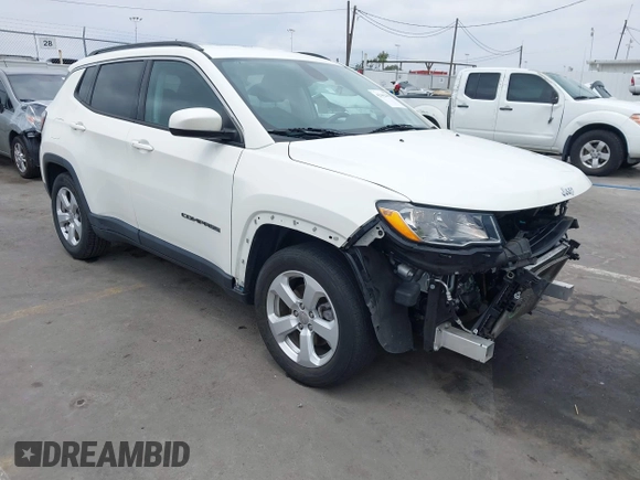 2021 Jeep Compass Latitude with VIN 3C4NJCBB6MT538682, listed as a IAAI auction lot 42442459 with 59,163 mi miles and . Bid and sale history available at DreamBid. Image 1.