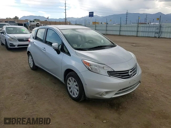 2015 Nissan Note S with VIN 3N1CE2CP4FL405327, listed as a Copart auction lot 60738795 with 97,389 mi miles and Salvage title. Bid and sale history available at DreamBid. Image 13.