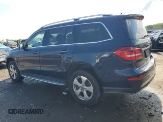 2017 Mercedes-Benz GLS 450 z VIN 4JGDF6EE6HA983517, wystawiony jako Copart lot #58035615 z przebiegiem 89 565 mil mil oraz Szkoda całkowita • Salvage title. Historia ofert i sprzedaży dostępna na DreamBid. Obrazek 2.