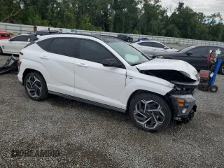 2024 Hyundai Kona N Line with VIN KM8HA3A31RU108350, listed as a Copart auction lot 62904154 with 3,912 mi miles and Salvage Title. Bid and sale history available at carsss.com. Image 4.