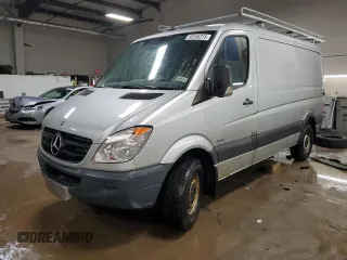 2013 Mercedes-Benz Sprinter Cargo with VIN WD3PE7CC0D5747227, listed as a Copart auction lot 50165315 with 171,649 mi miles and Salvage Title. Bid and sale history available at carsss.com. Image 1.