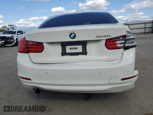 2015 BMW 3 Series 320i with VIN WBA3B1C55FK140270, listed as a Copart auction lot 51127975 with 0 mi miles and Salvage Title. Bid and sale history available at carsss.com. Image 6.
