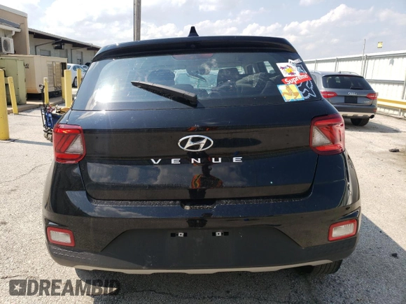 2022 Hyundai Venue SE with VIN KMHRB8A3XNU198171, listed as a Copart auction lot 62867884 with Not provided miles and Salvage title. Bid and sale history available at DreamBid. Image 6.