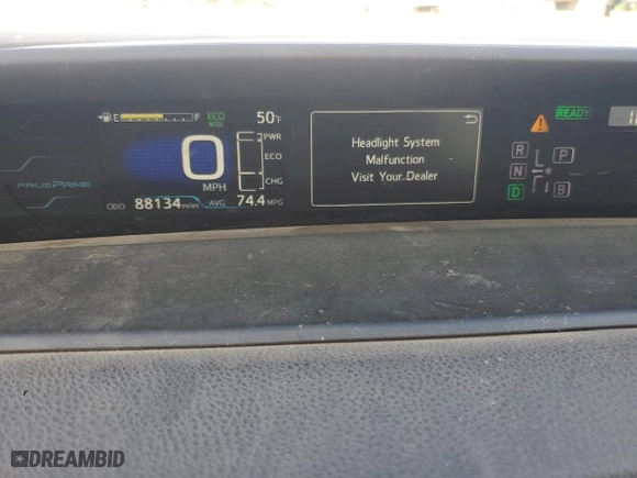 2017 Toyota Prius Prime Plus with VIN JTDKARFP7H3003518, listed as a Copart auction lot 46612765 with NaN miles and Salvage Title. Bid and sale history available at carsss.com. Image 9.