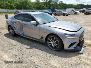 2023 Genesis G70 2.0T with VIN KMTG34TA1PU128155, listed as a Copart auction lot 50875574 with 16,092 mi miles and Non Repairable. Bid and sale history available at DreamBid. Image 4.
