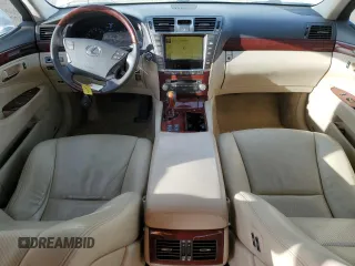 2010 Lexus LS 460 L with VIN JTHDL5EF4A5001156, listed as a Copart auction lot 82162473 with 100,322 mi miles and Salvage title. Bid and sale history available at DreamBid. Image 8.