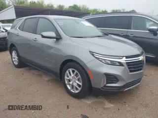 2024 Chevrolet Equinox LT with VIN 3GNAXKEG7RL317847, listed as a IAAI auction lot 41951172 with 15,877 mi miles. Bid and sale history available at carsss.com. Image 1.